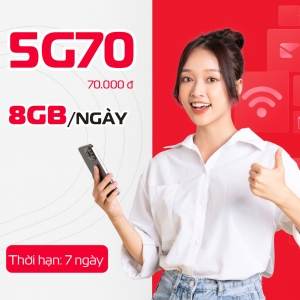 Tổng Hợp Gói 5G Viettel 7 Ngày (1 Tuần): Data Khủng Đến 70GB, Giá Rẻ